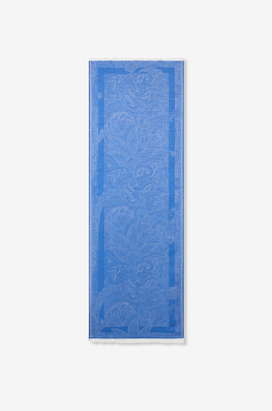 Écharpe rectangulaire en coton à motif fantaisie
