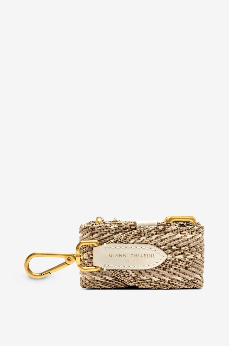 GIANNI CHIARINI Taschengurt aus Chevron-Stoff Punto 50 Damen BEIGE 2