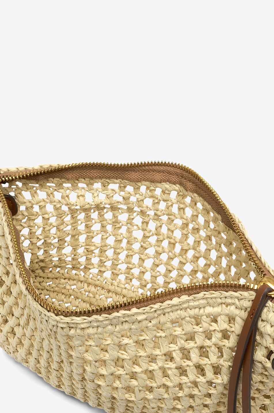 GIANNI CHIARINI Néfeli rectangular clutch bag with adjustable shoulder strap Women BEIGE 4