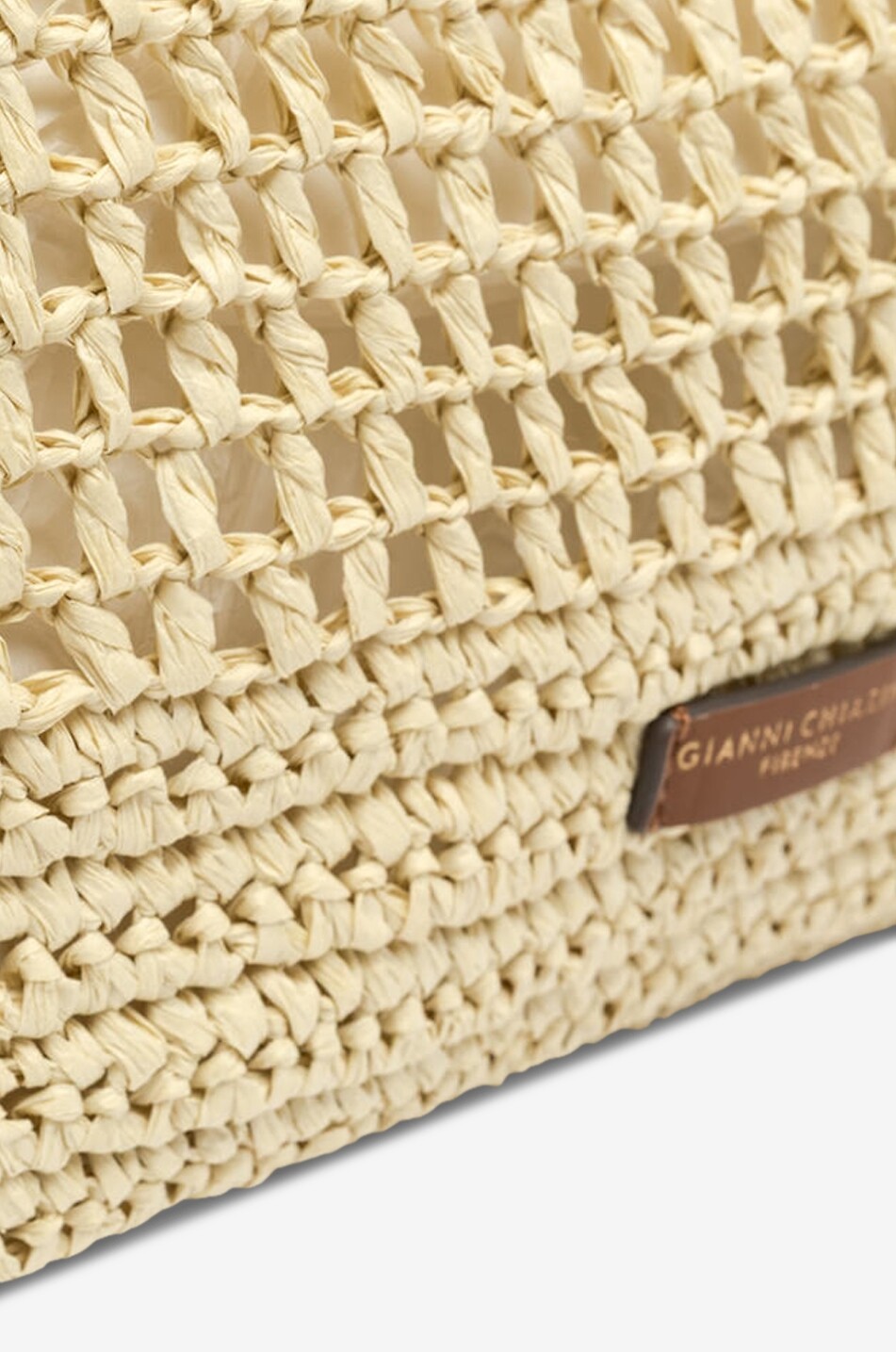 GIANNI CHIARINI Néfeli rectangular clutch bag with adjustable shoulder strap Women BEIGE 5