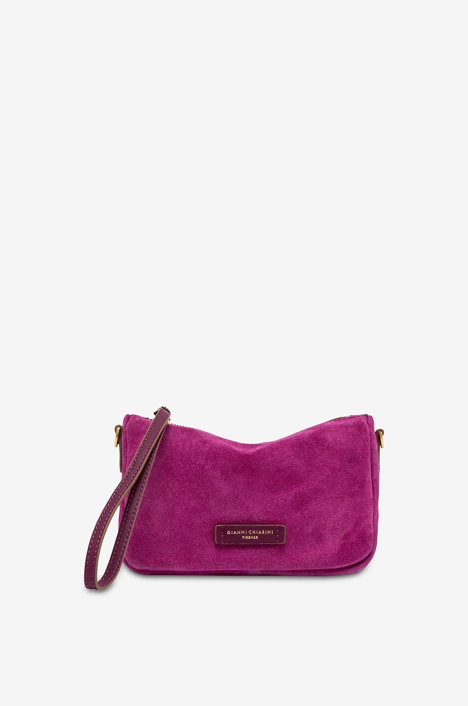 Nora ssuede clutch - GIANNI CHIARINI - DARK PINK - Bongénie
