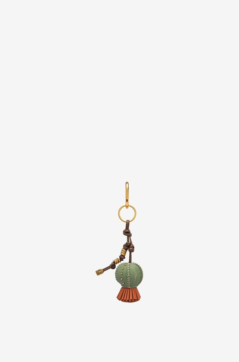 GIANNI CHIARINI Charm pour sac à main en cuir Cactus Femme VERT 2