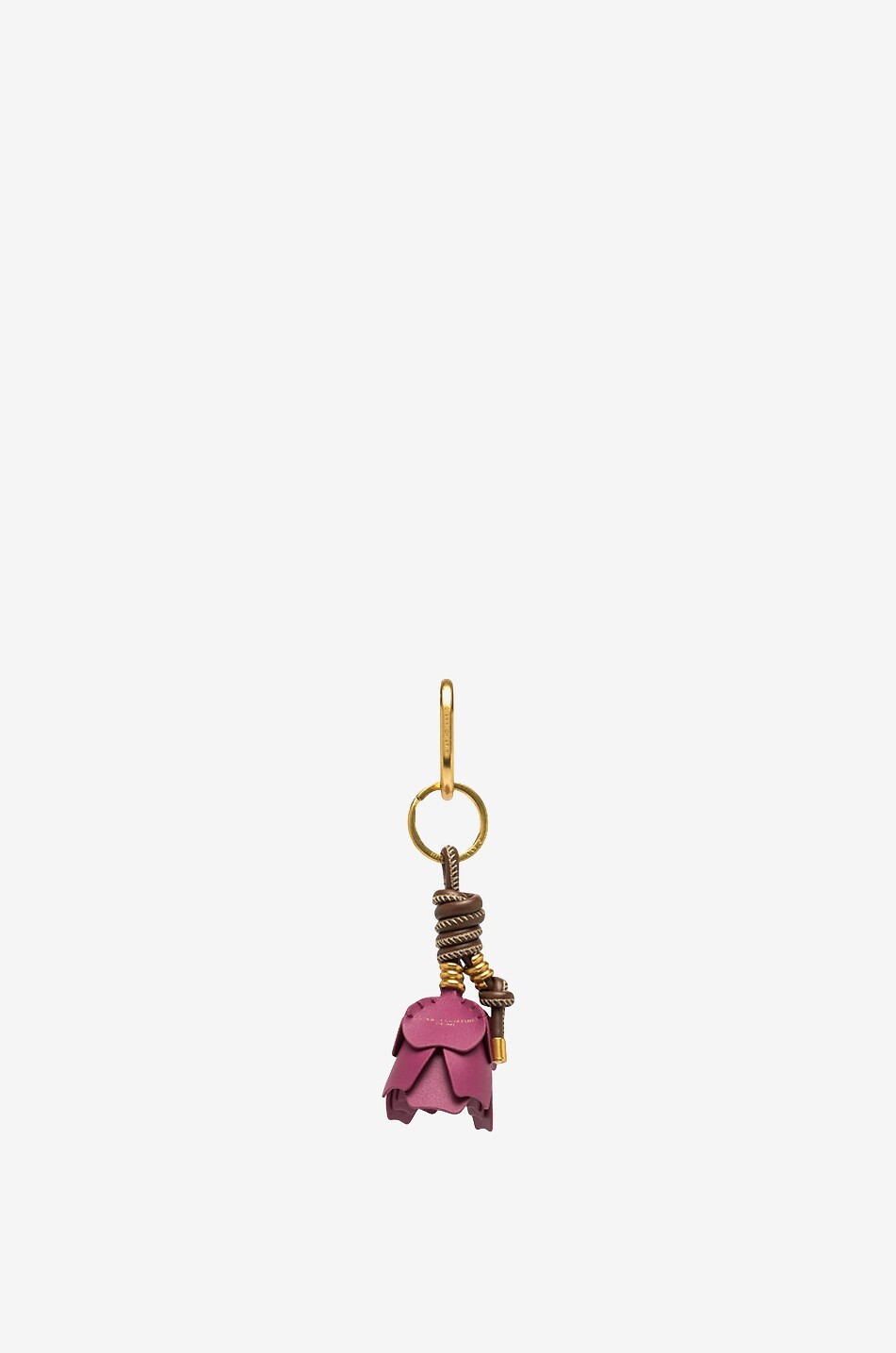 GIANNI CHIARINI Charm pour sac à main en cuir Desert Flower Femme ROSE FONCÉ 2