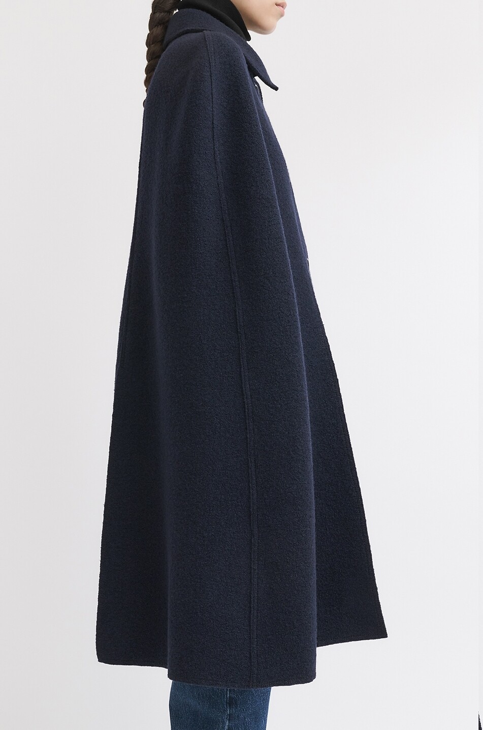 TOTEME Cape-Mantel aus Wolle Damen DUNKELBLAU 5