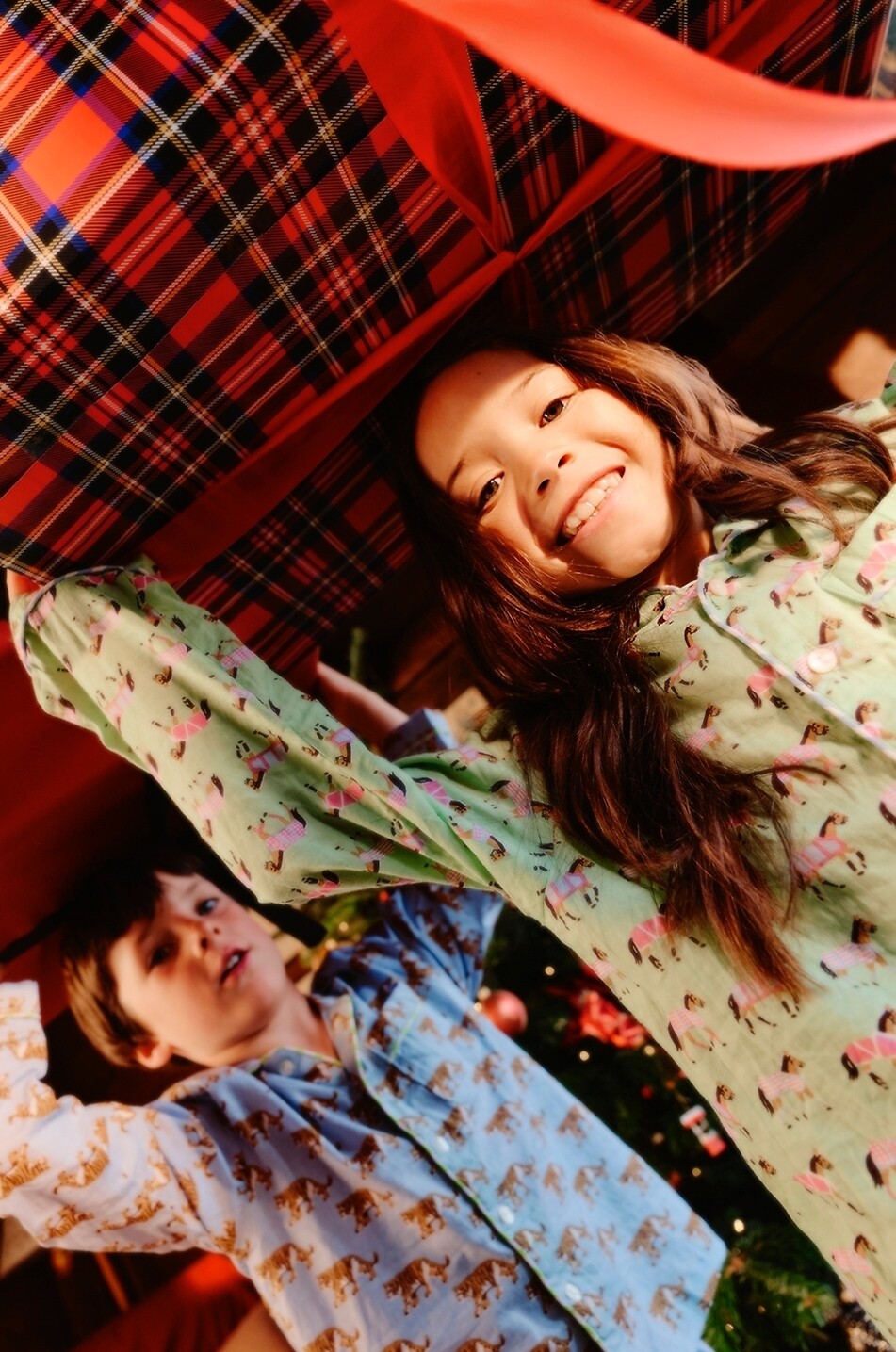 STUDIO BRAI Kids printed cotton Kiki pyjama Unisex LIGHT BLUE 4