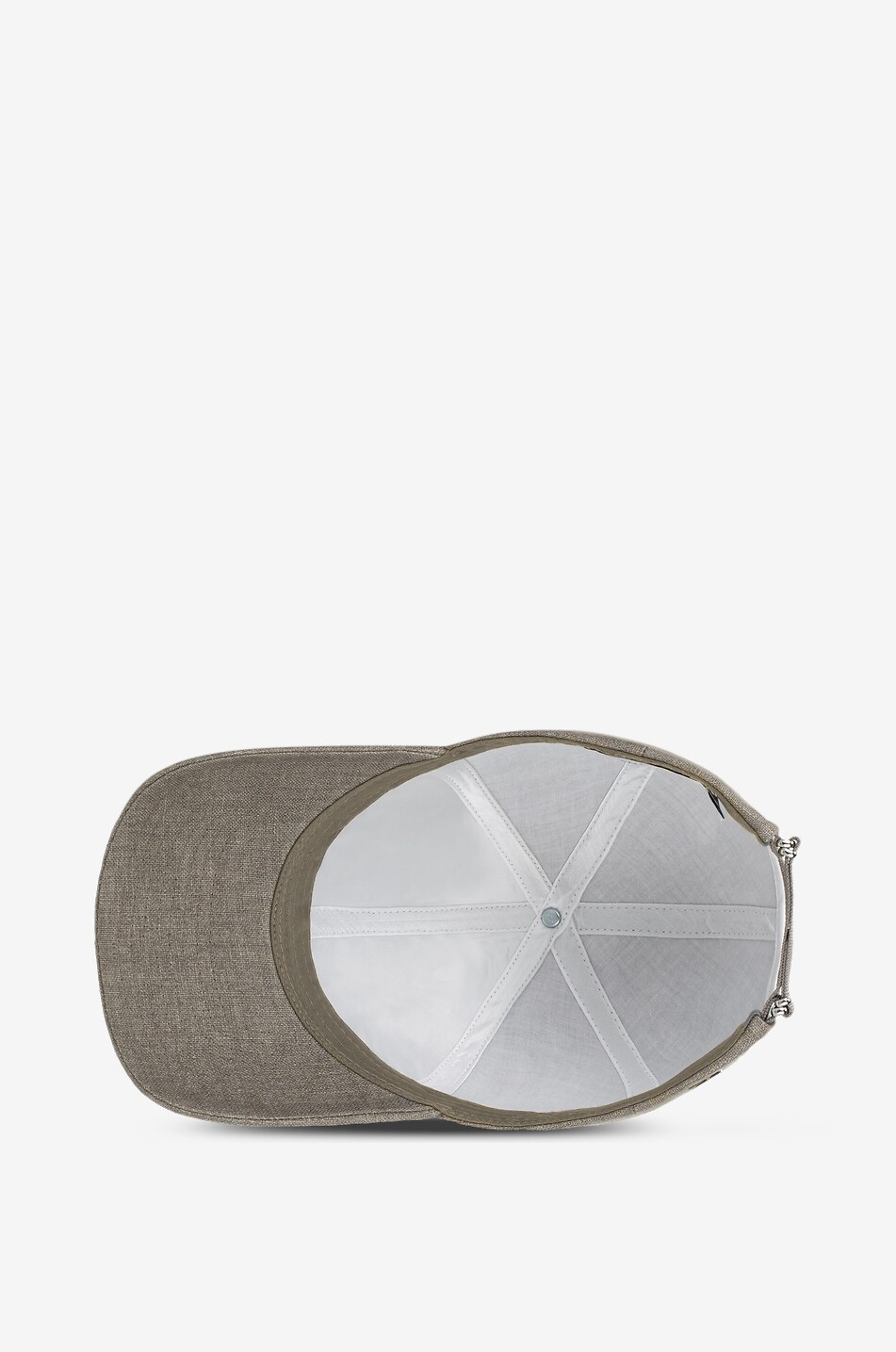 VARSITY Legacy linen canvas  baseball cap Men [akeneo-beigefonce] 4