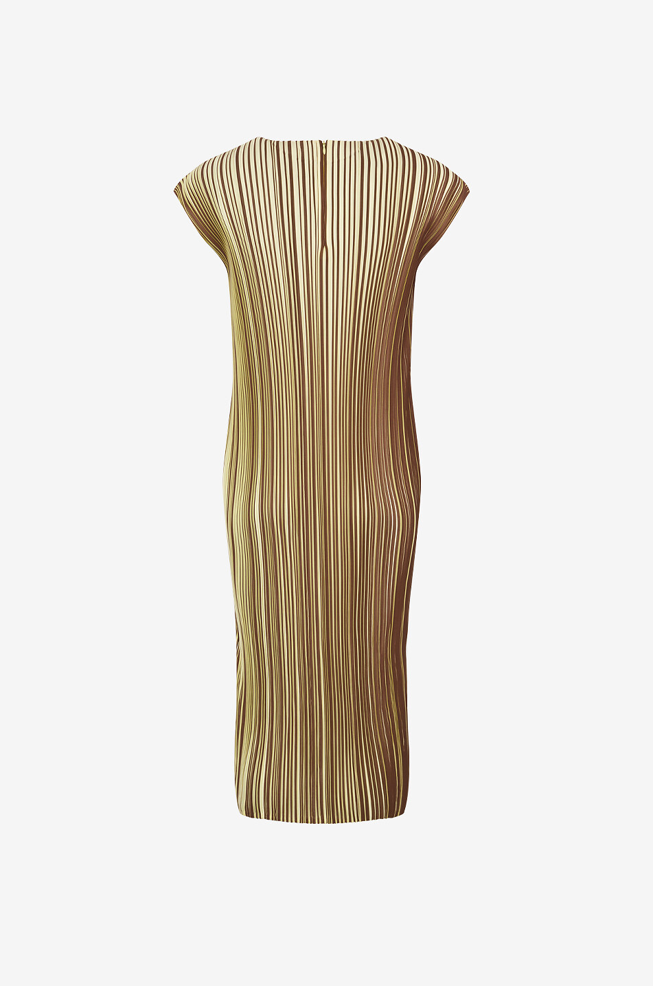 PHOEBE PHILO Mini Bark Pleats pleated crew neck midi dress Women MULTI COLOURED 2