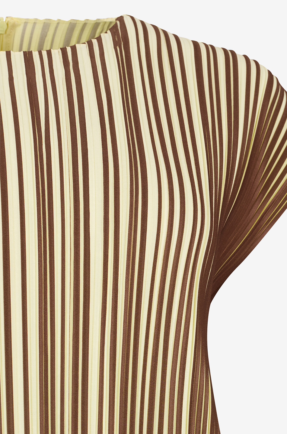 PHOEBE PHILO Mini Bark Pleats pleated crew neck midi dress Women MULTI COLOURED 3