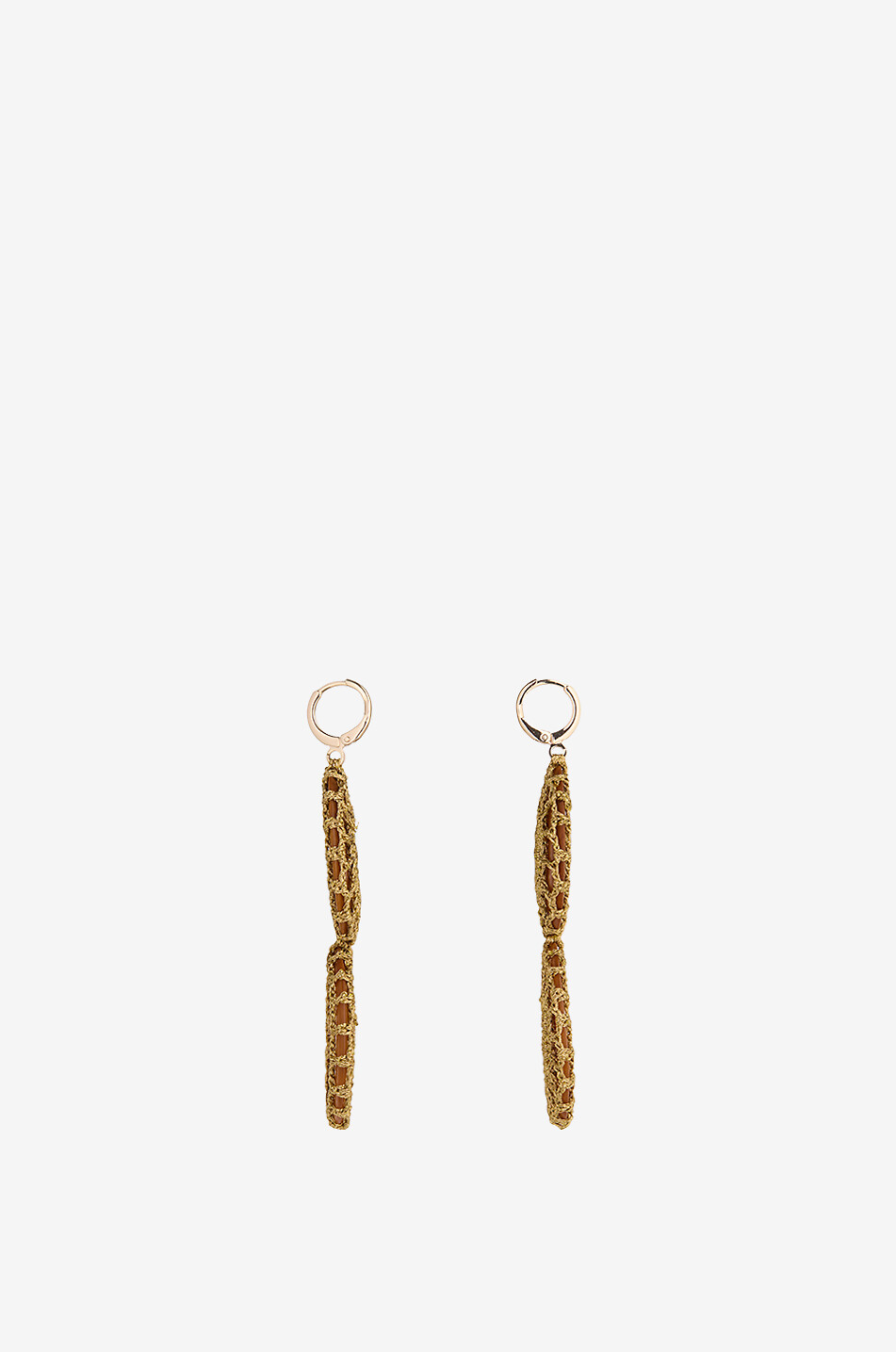 BOKS&BAUM PARIS Boucles d'oreilles en ivoire végétal Cartagena Double Mini Femme JAUNE FONCÉ 2