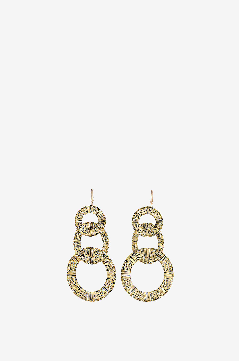 Boucles d'oreilles pendantes Plume