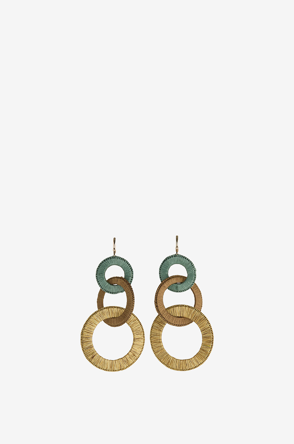 Boucles d'oreilles pendantes Plume