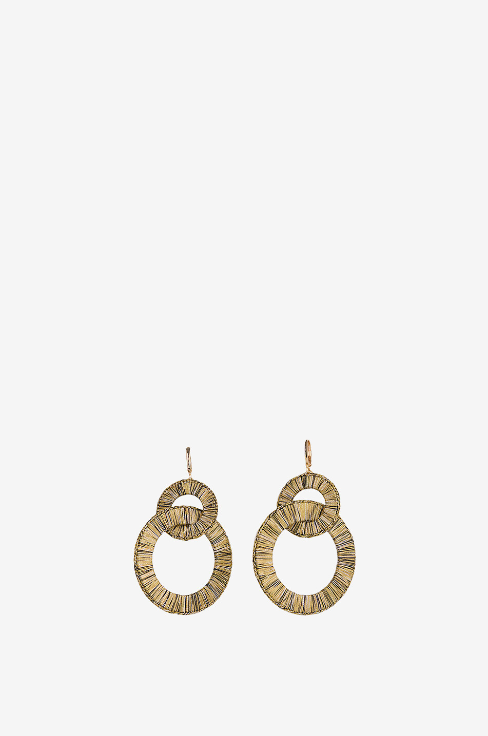 BOKS&BAUM PARIS Boucles d'oreilles pendantes Plume S Femme Beige Foncé 1