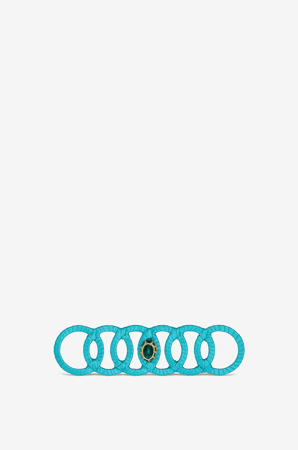 BOKS&BAUM PARIS Manchette ornée de rubans et pierres Osiris Croisière Stones Femme VERT 1