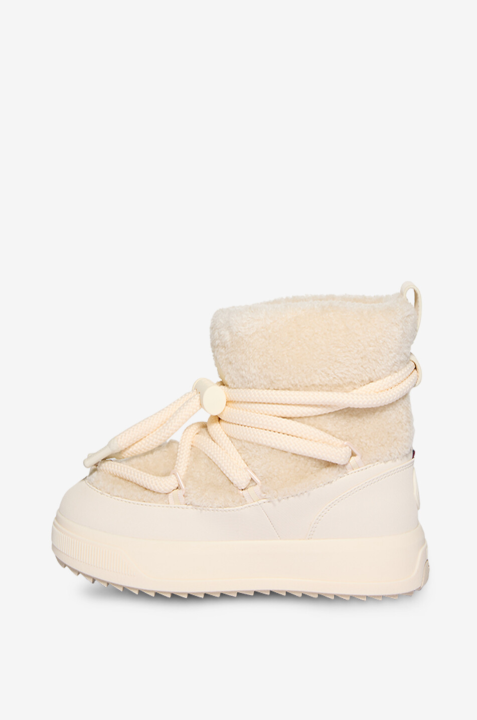 MONCLER Bottines en polaire à talon Altive Mid Femme BEIGE 3