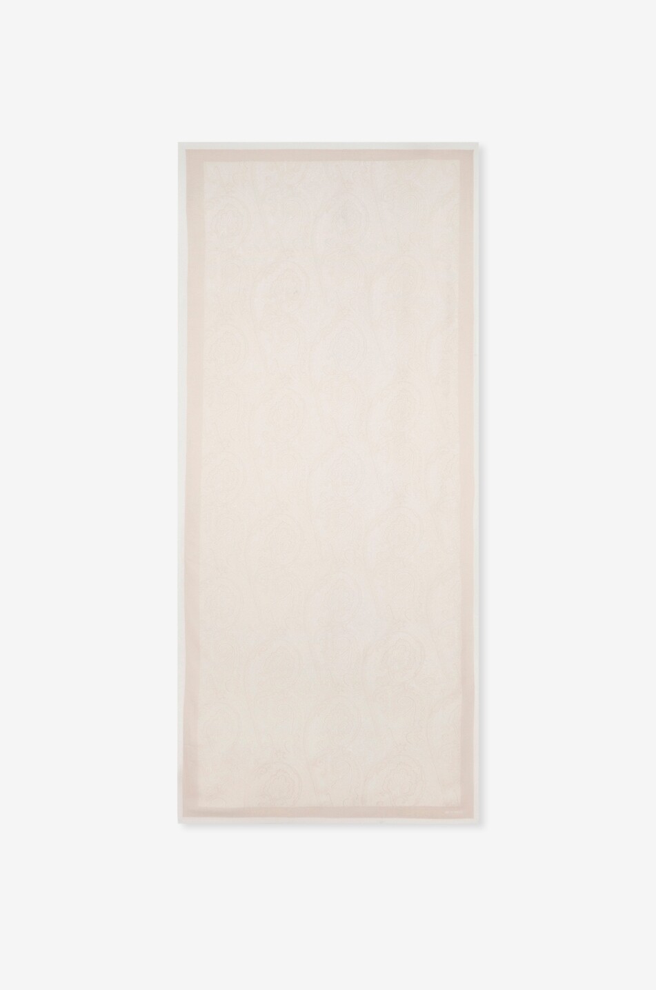 ETRO Orfeo Arnica patterned modal and cashmere scarf Men EGGSHELL 2