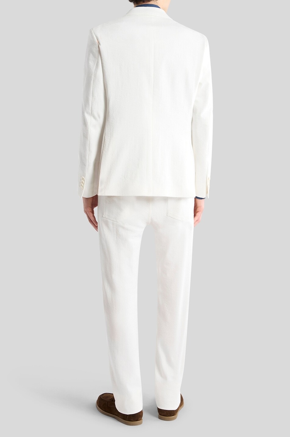 ETRO Roma single-breasted Paisley jacquard blazer Men WHITE 6