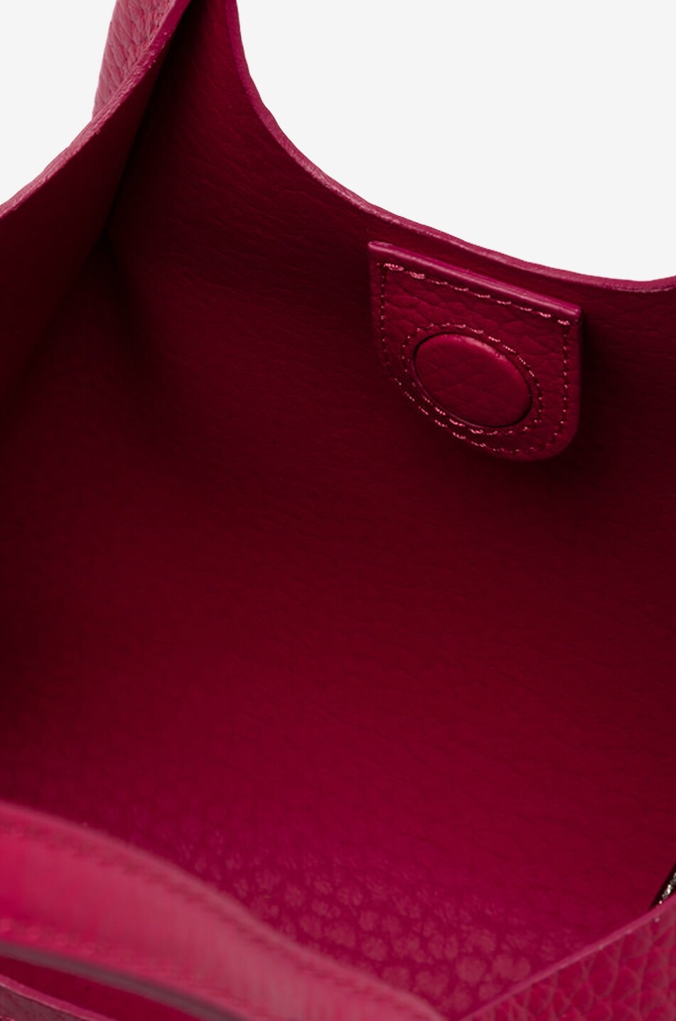 GIANNI CHIARINI Sac à main en cuir grainé Dua Medium Femme ROSE FONCÉ 5