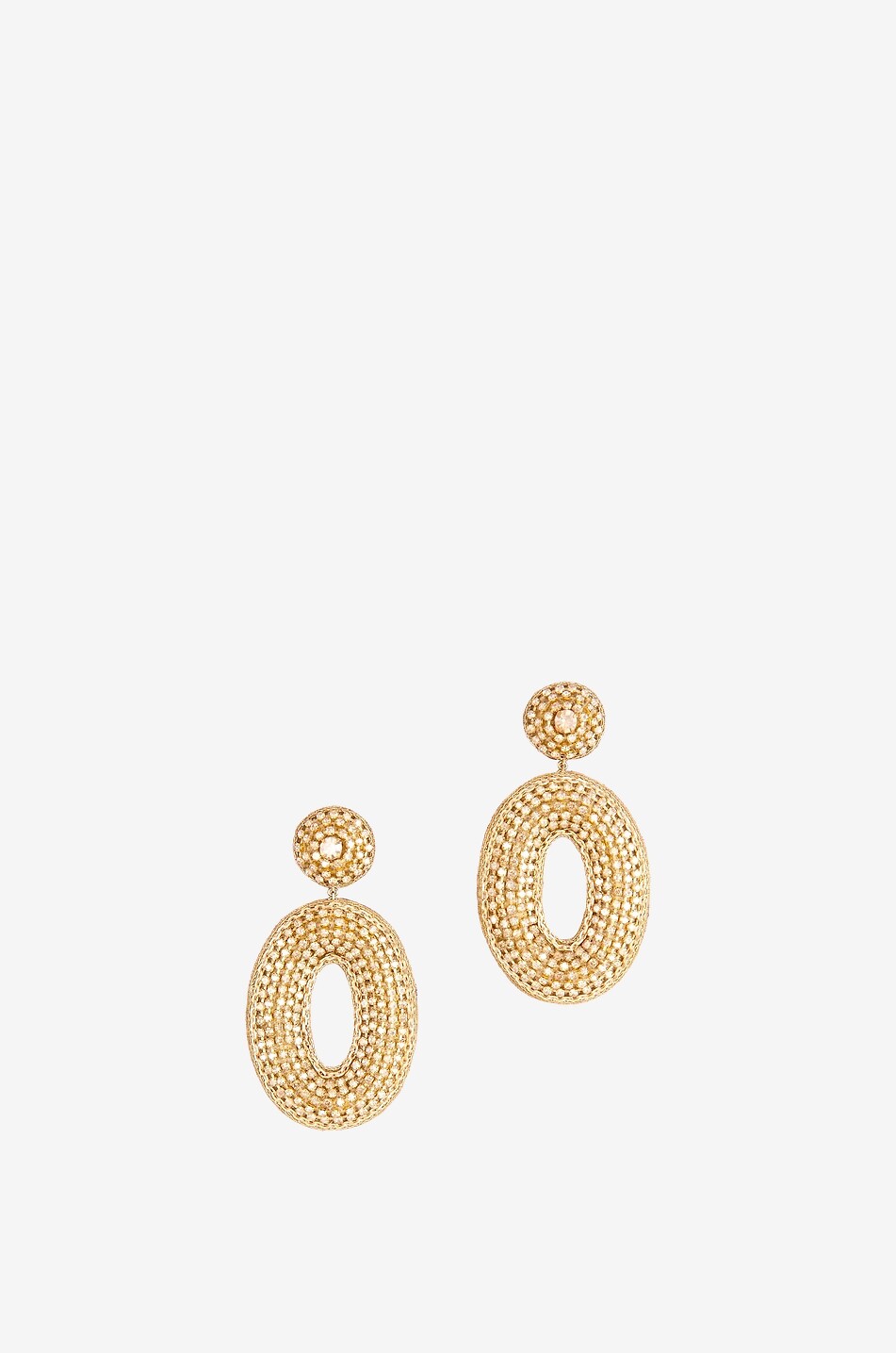 DEEPA GURNANI Boucles d'oreilles en strass Odeya Femme DORE 1