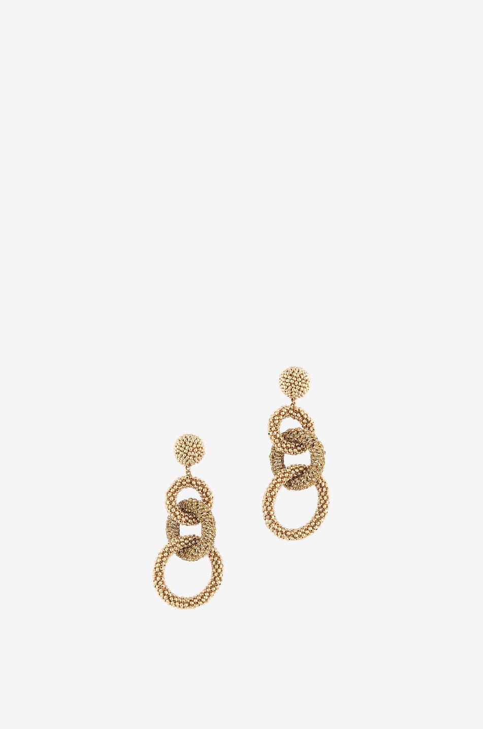 DEEPA GURNANI Sienna glass bead earrings Women GOLDEN 1