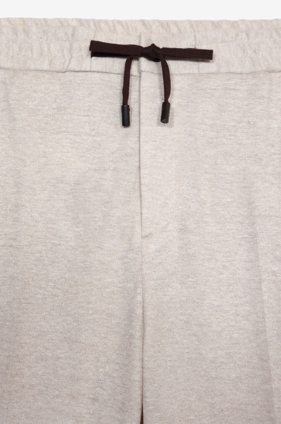 MAURIZIO BALDASSARI Pantalon de jogging en maille de lin mélangée chiné Homme Beige clair 3