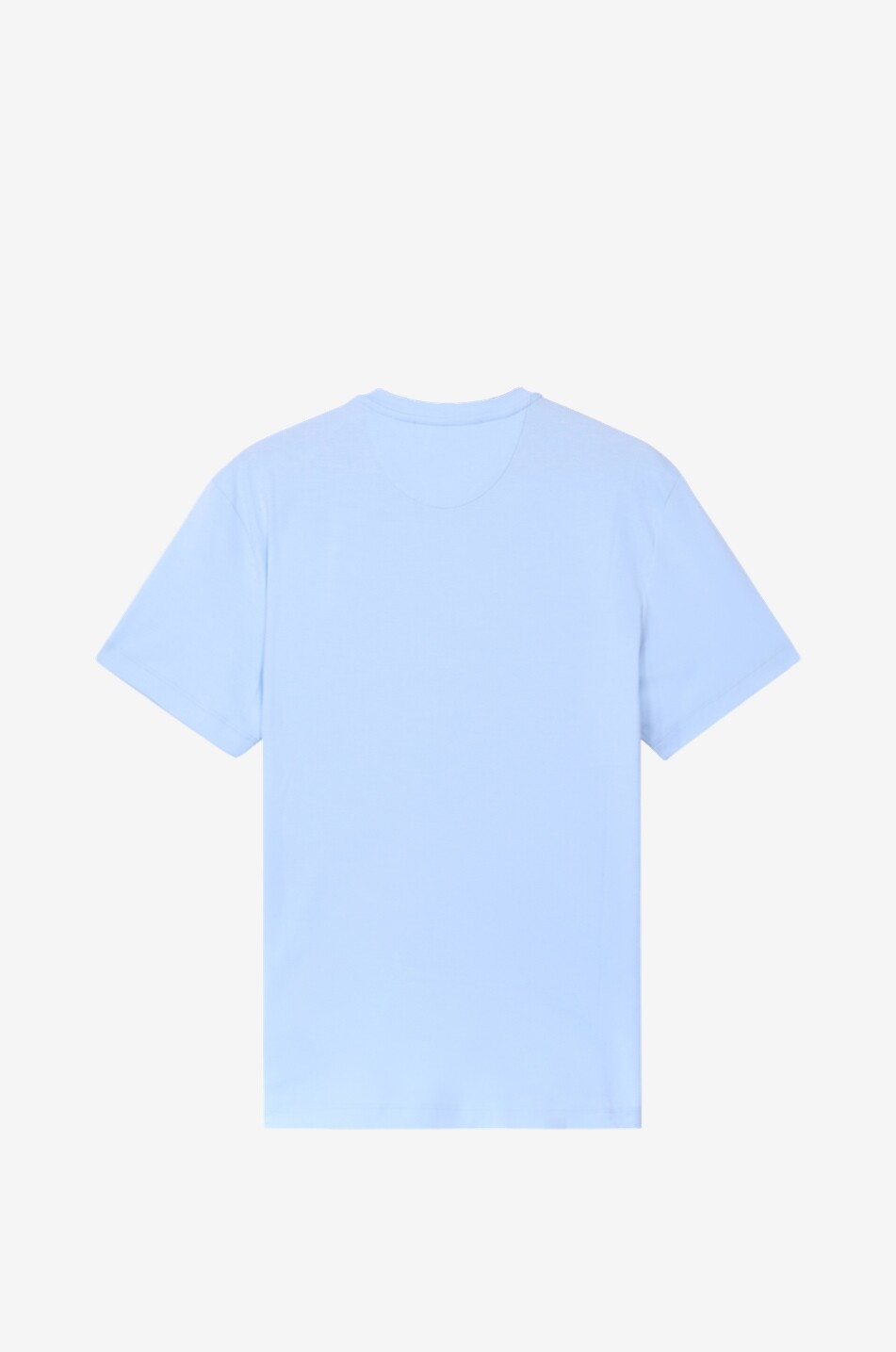 MAURIZIO BALDASSARI Round-neck cotton jersey short-sleeved T-shirt Men LIGHT BLUE 2