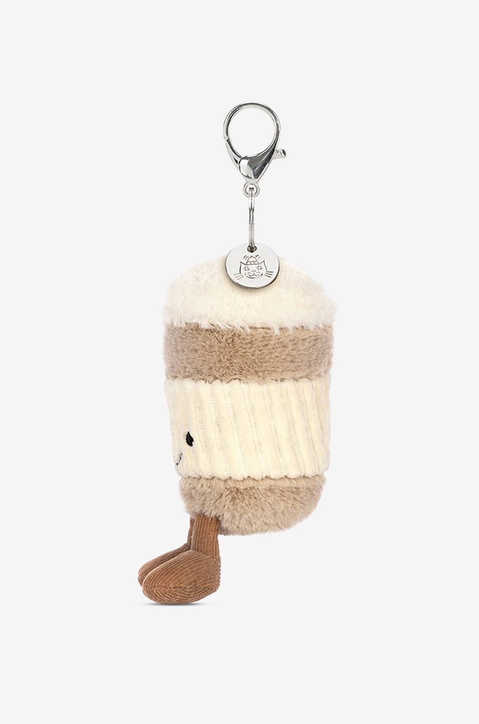 JELLYCAT Taschen-Charm aus Plüsch Amuseables Coffe-To-Go  BEIGE 2