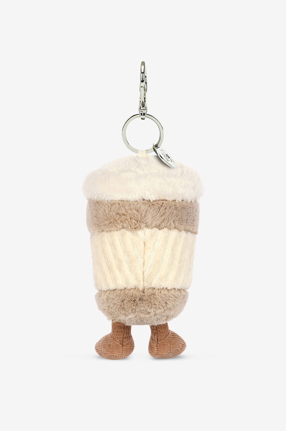 JELLYCAT Taschen-Charm aus Plüsch Amuseables Coffe-To-Go  BEIGE 3