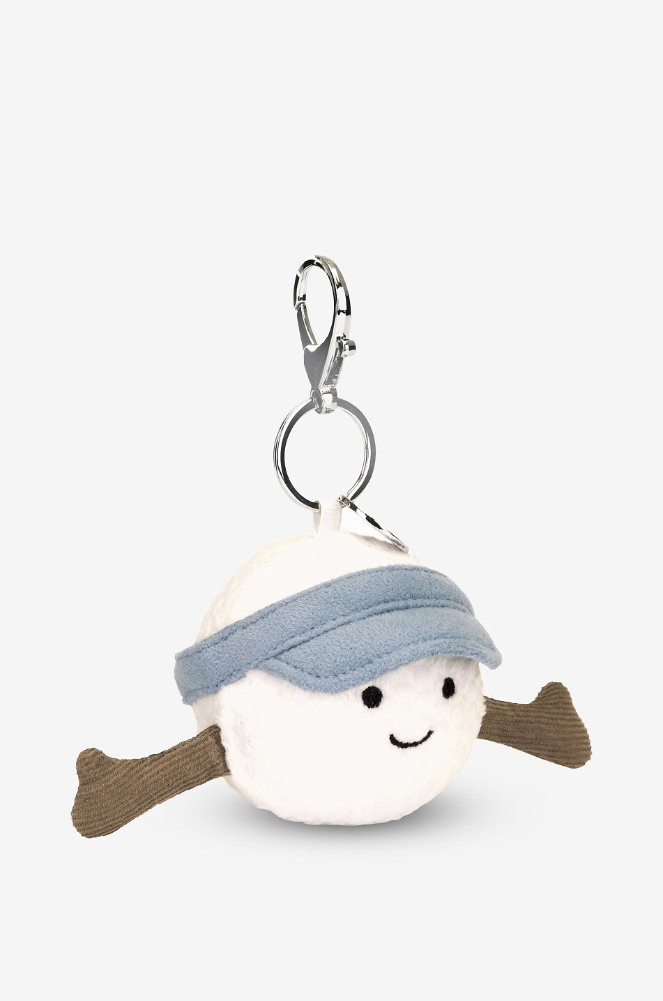 JELLYCAT Charm en peluche pour sac Amuseable Sports Golf Ball  BLANC 2