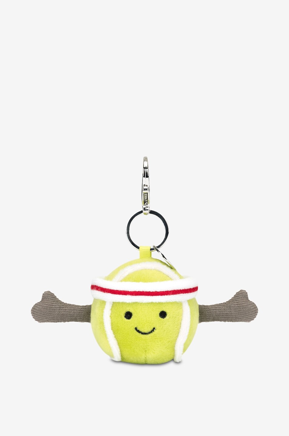 Amuseables Sports Tennis ball-shaped plush bag charm