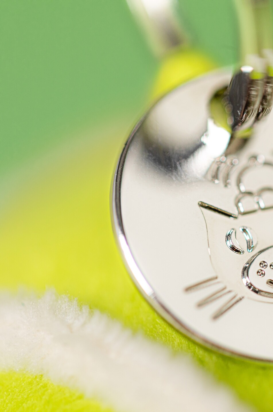 JELLYCAT Amuseables Sports Tennis ball-shaped plush bag charm  YELLOW 3