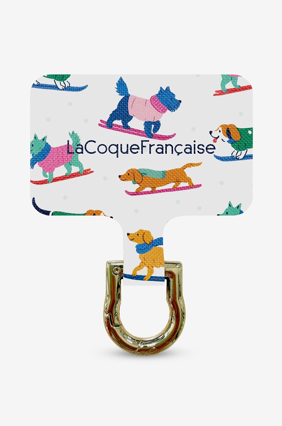 LA COQUE FRANCAISE Adapter für Smartphone-Hülle Skifahrende Hunde Damen BUNT 1