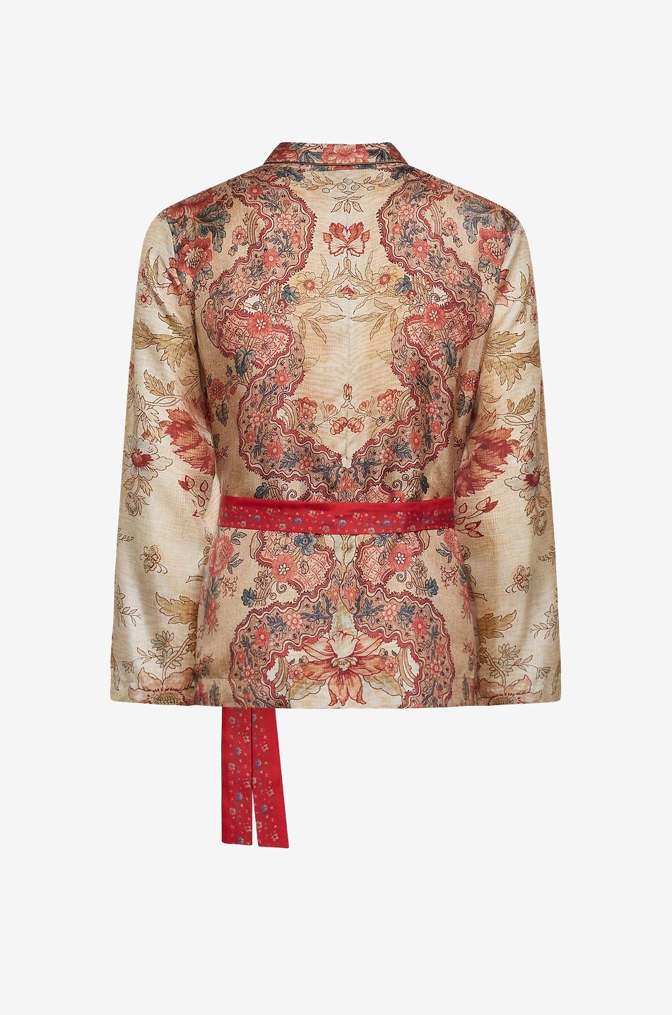 PIERRE LOUIS MASCIA Aloe Fiori d'Argilla belted silk jacket Women MULTI COLOURED 2