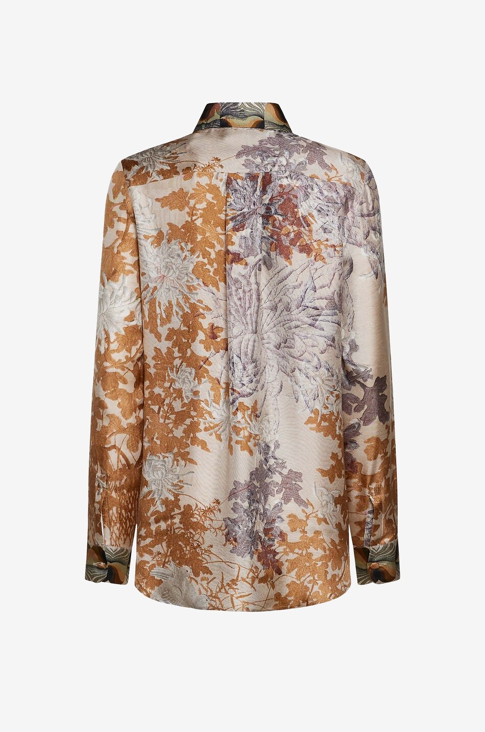 PIERRE LOUIS MASCIA Aloe Loto Bianco printed silk twill shirt Women MULTI COLOURED 2