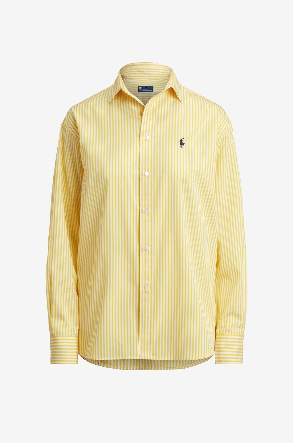 POLO RALPH LAUREN Pony striped relaxed shirt Women YELLOW 1