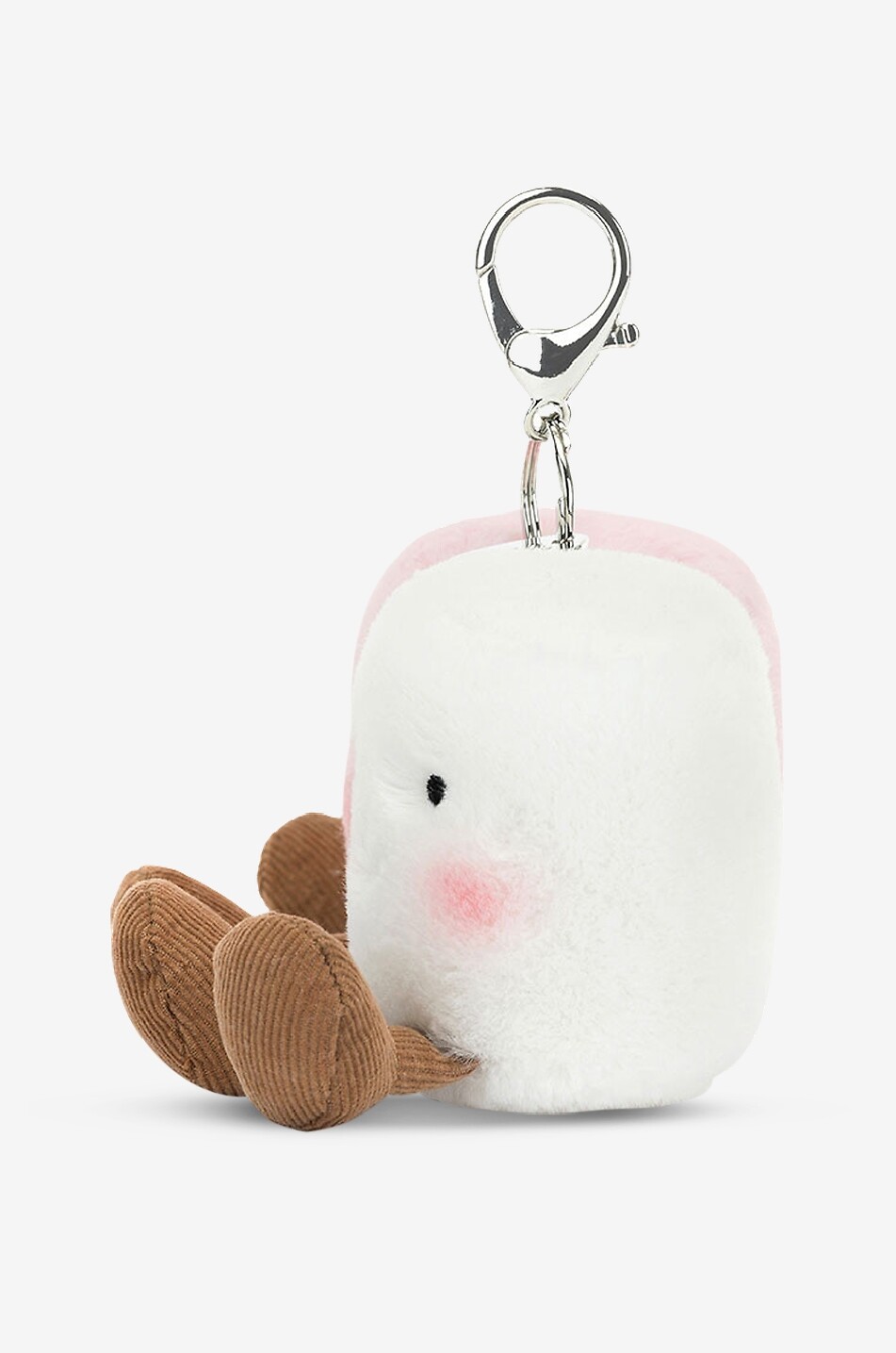 JELLYCAT Charm pour sac à main Amuseables Pair of Marshmallows  ROSE CLAIR 4