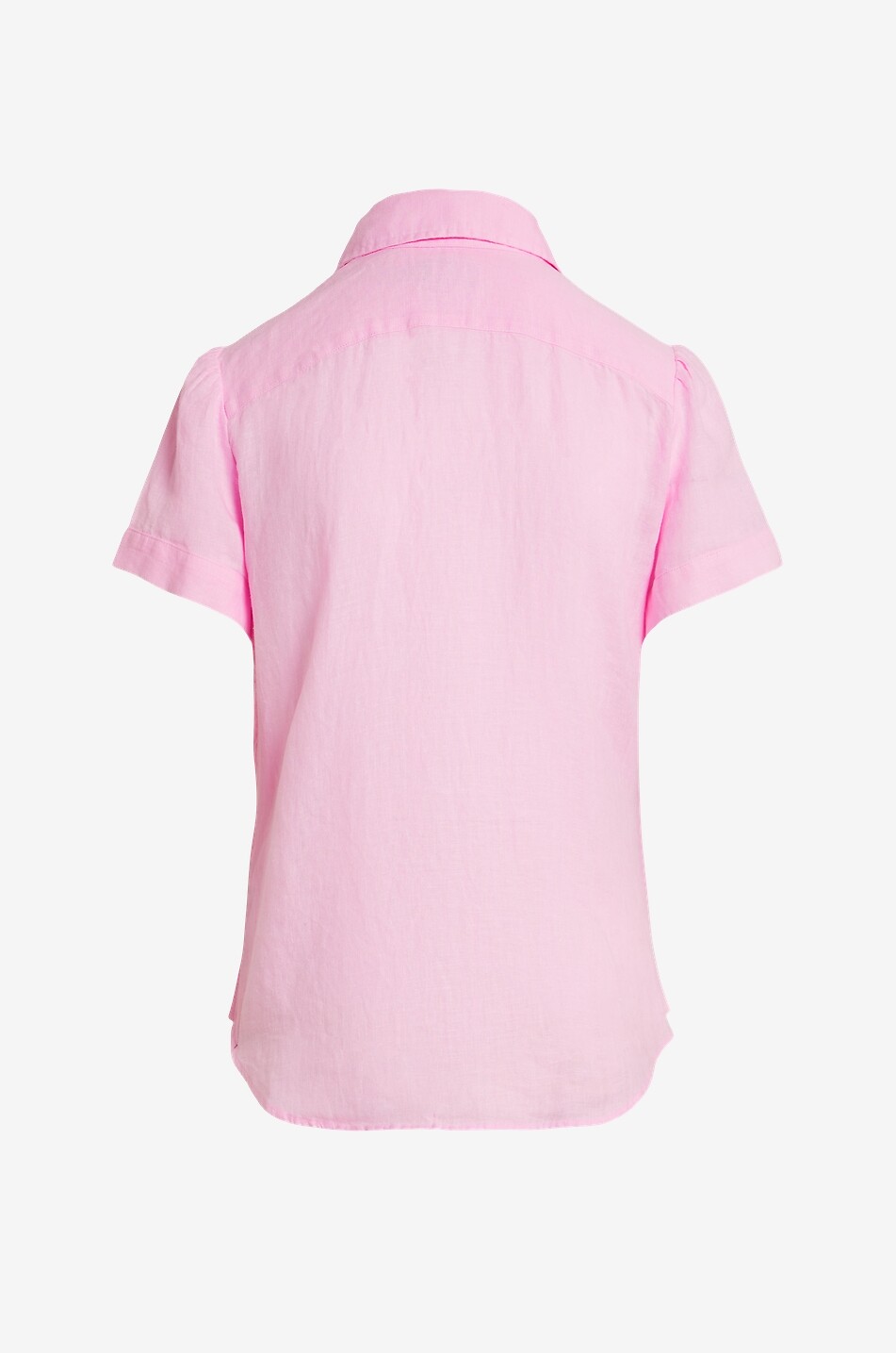 POLO RALPH LAUREN Pony linen short-sleeved shirt Women LIGHT PINK 2