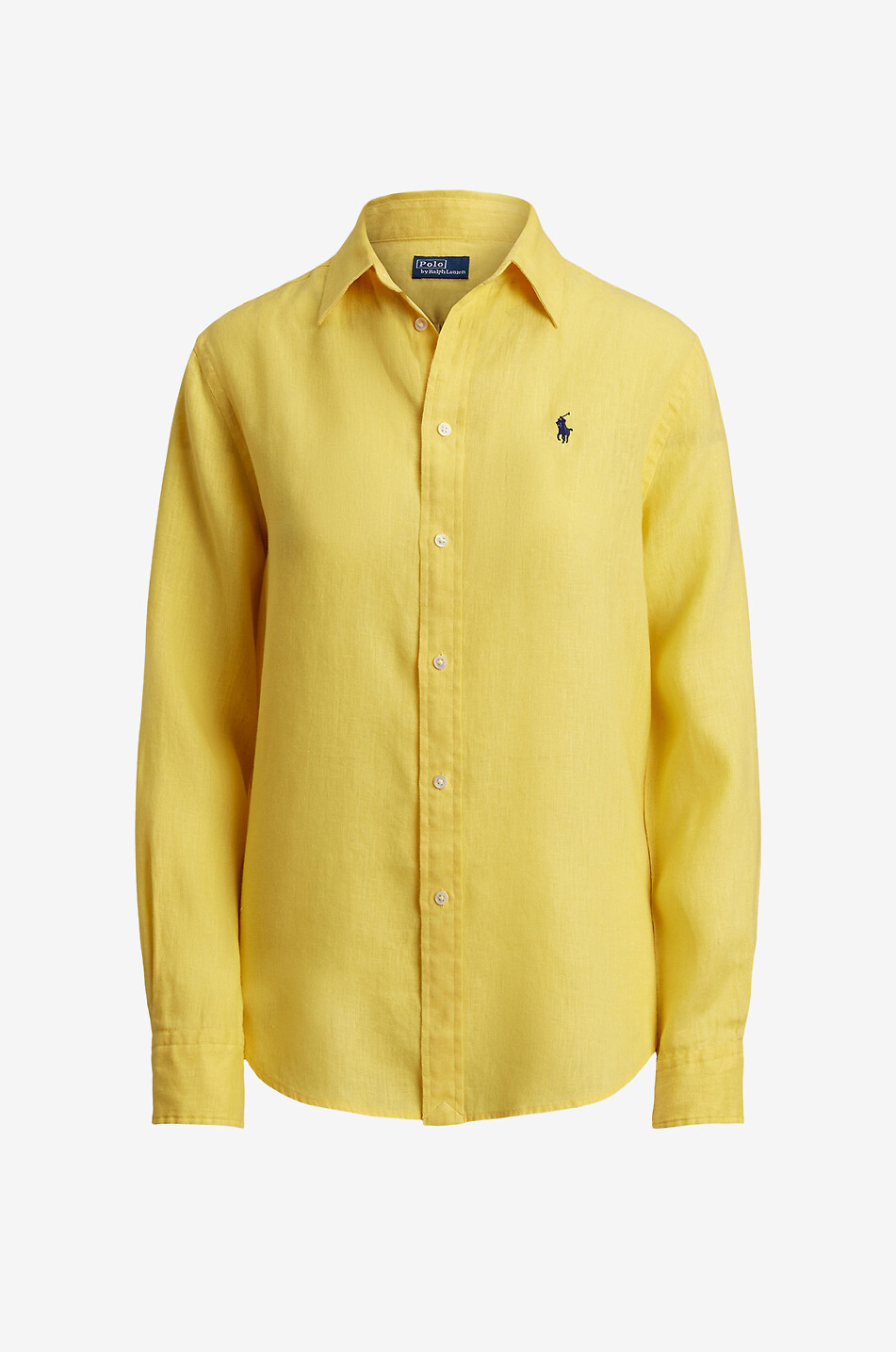 Classic Fit linen long-sleeved shirt