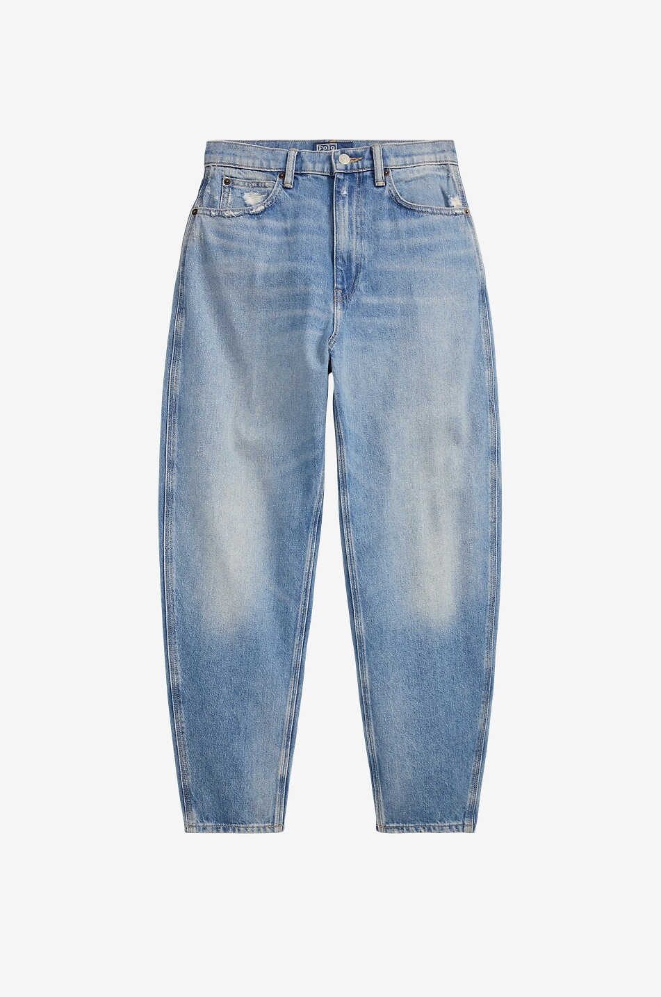 Jean vieilli raccourci Curved Taper