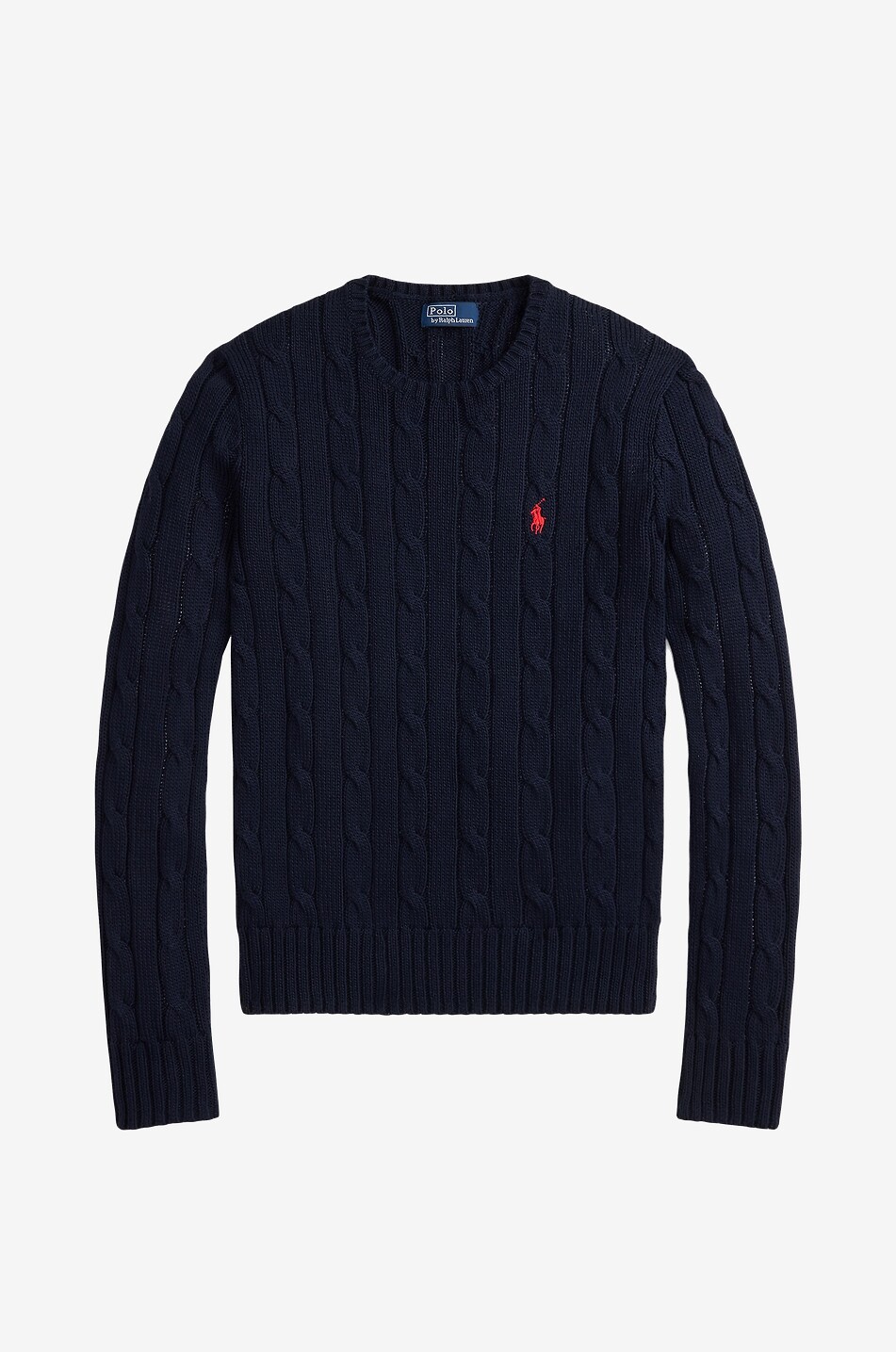 POLO RALPH LAUREN Rippstrick-Pullover mit Rundhalsausschnitt Damen DUNKELBLAU 1