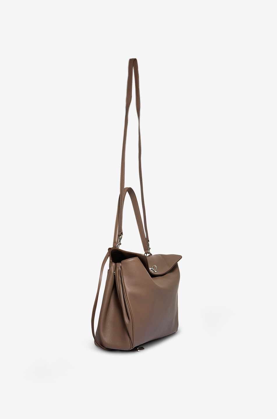 BALENCIAGA Sac à main en cuir de veau lisse Rodeo Medium Femme MARRON 5