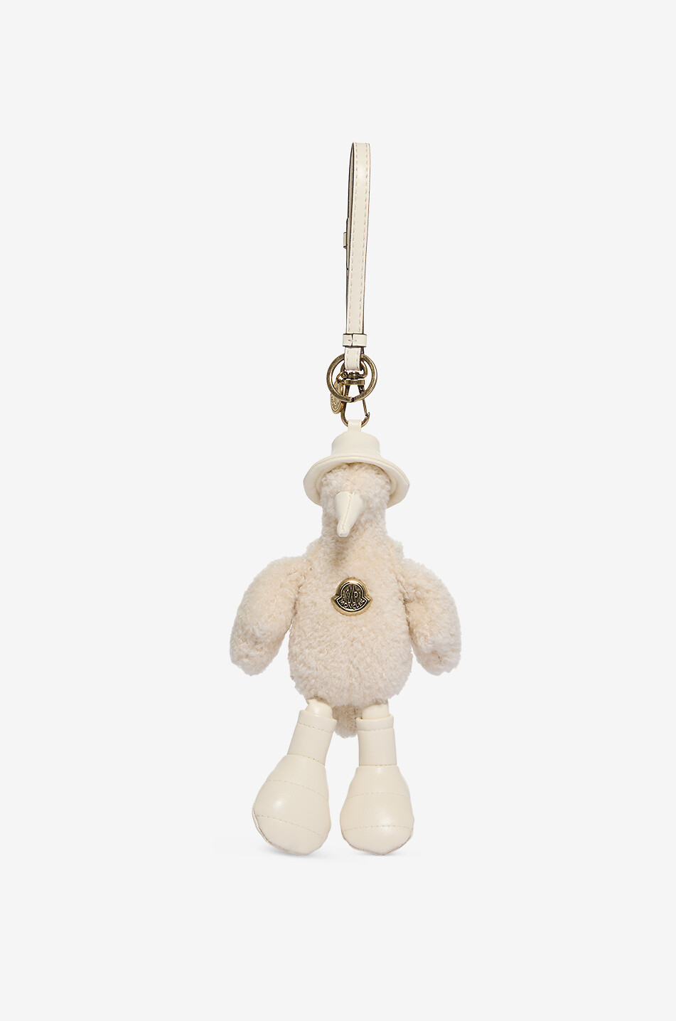 MonDuck fleece bag charm