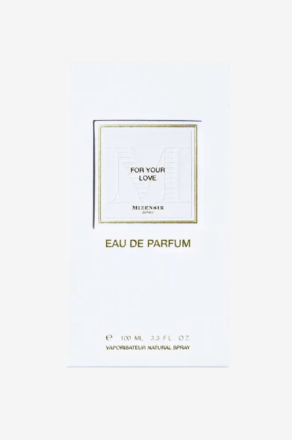 MIZENSIR Eau de parfum For Your Love - 100 ml Unisexe Incolore 2