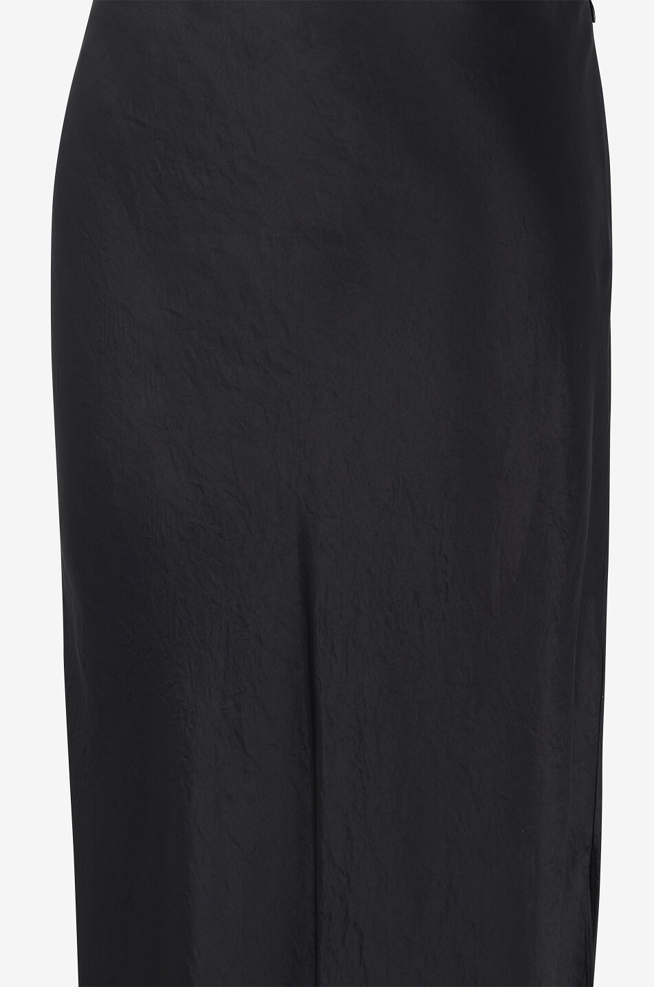 VINCE Jupe mi-longue en satin Femme NOIR 6