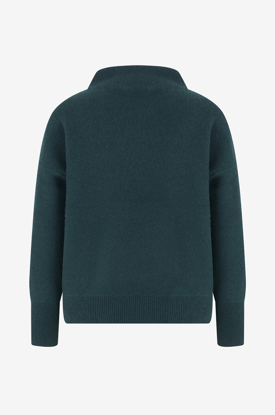 VINCE Pull à col cheminée en cachemire Femme VERT 2
