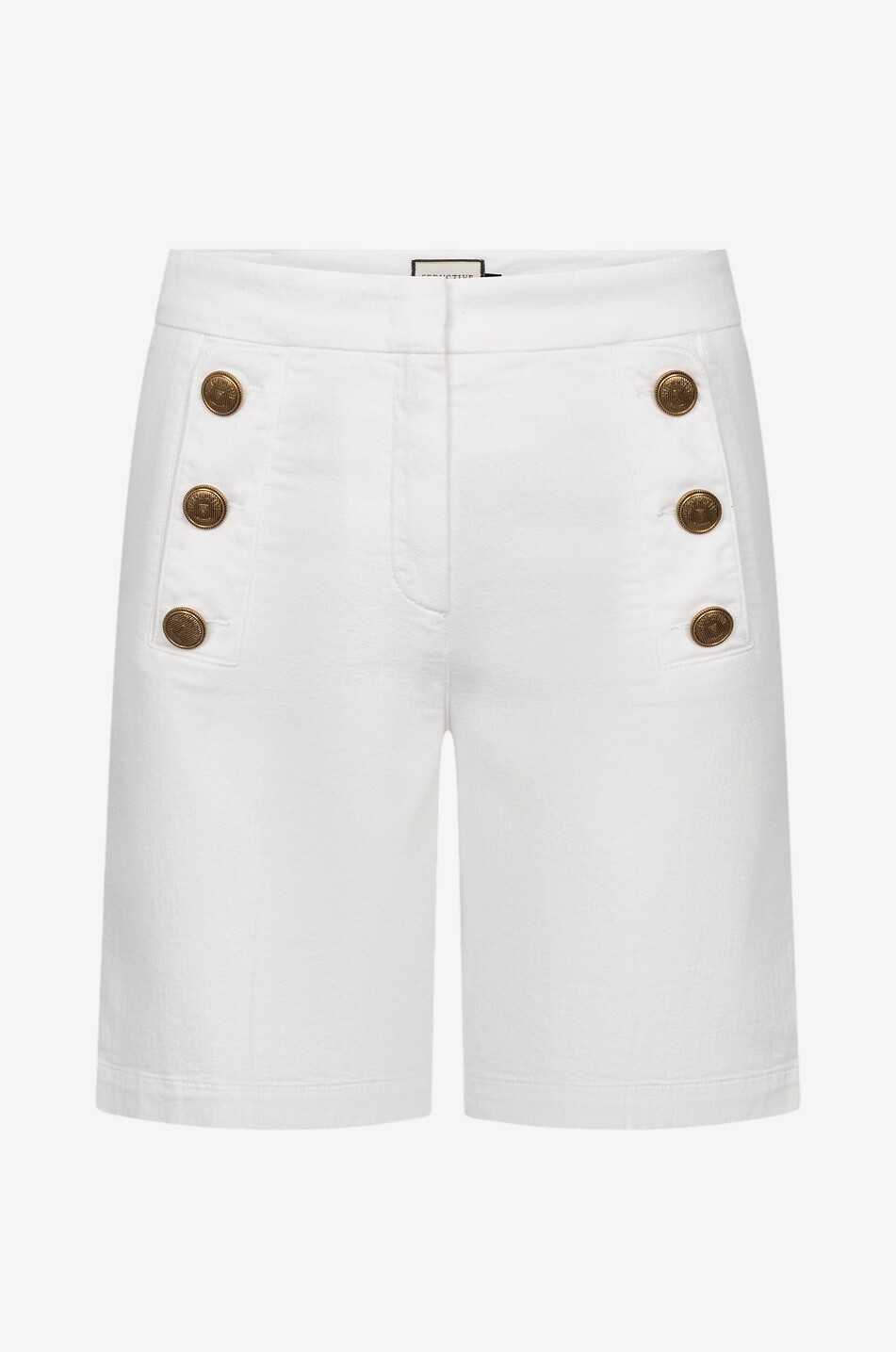 Bridget cotton and linen bermuda shorts