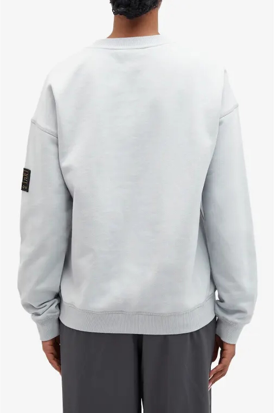 PE NATION Heads Up organic cotton crewneck sweatshirt Women GREY 5