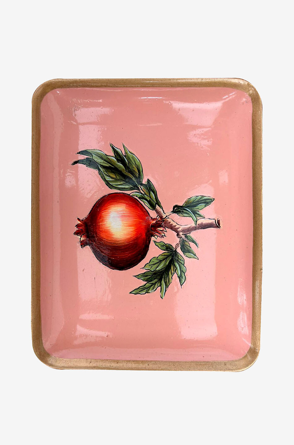 LES OTTOMANS Iron trinket tray 15cm Home PINK 1