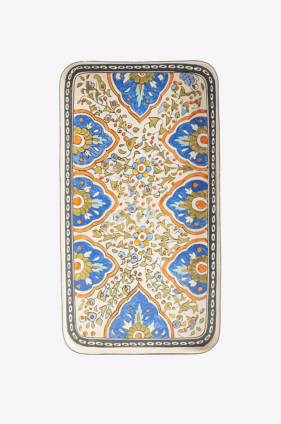 Persia hand-painted iron tray
