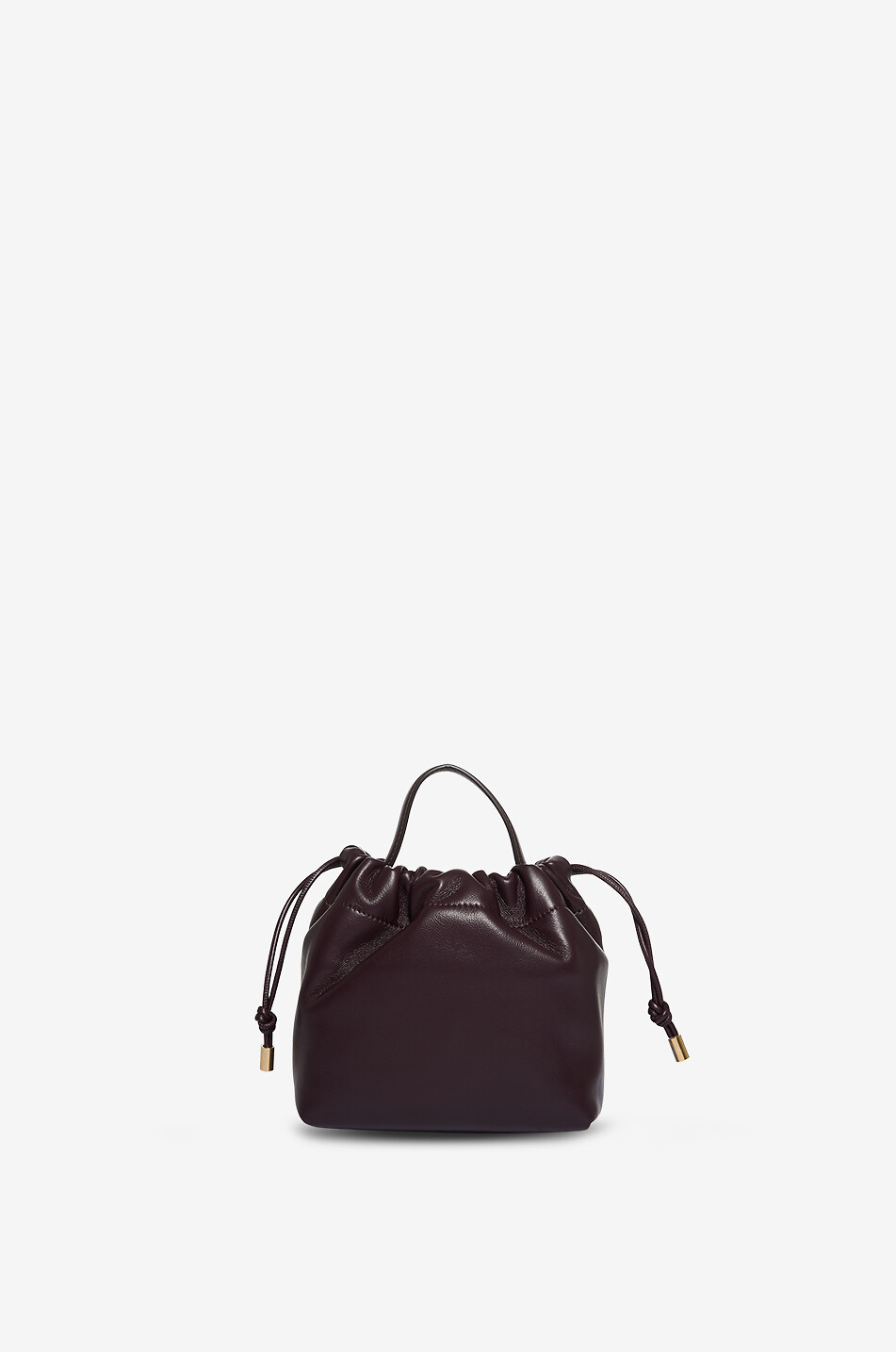 CHLOE Sac porté épaule en cuir nappa à bandoulière chaîne Chloé Icons Mini Femme VIOLET FONCÉ 3