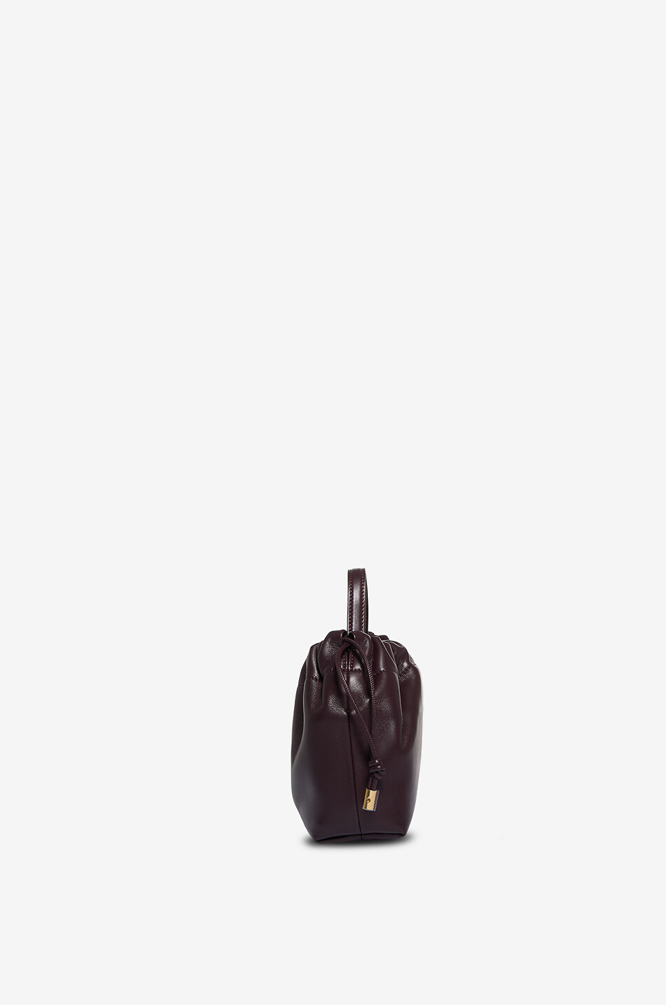 CHLOE Sac porté épaule en cuir nappa à bandoulière chaîne Chloé Icons Mini Femme VIOLET FONCÉ 4